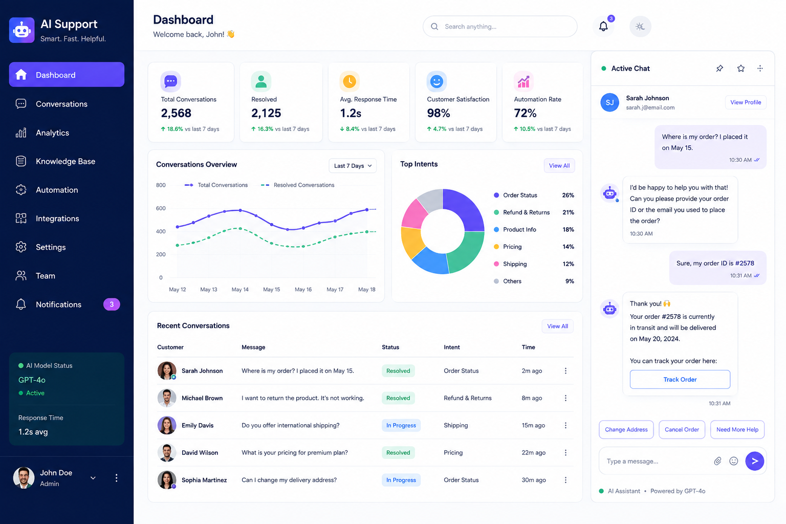 AI Customer Support Bot